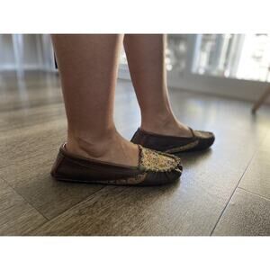 Kenzie Topper Leather Loafers Shoes size 9.5